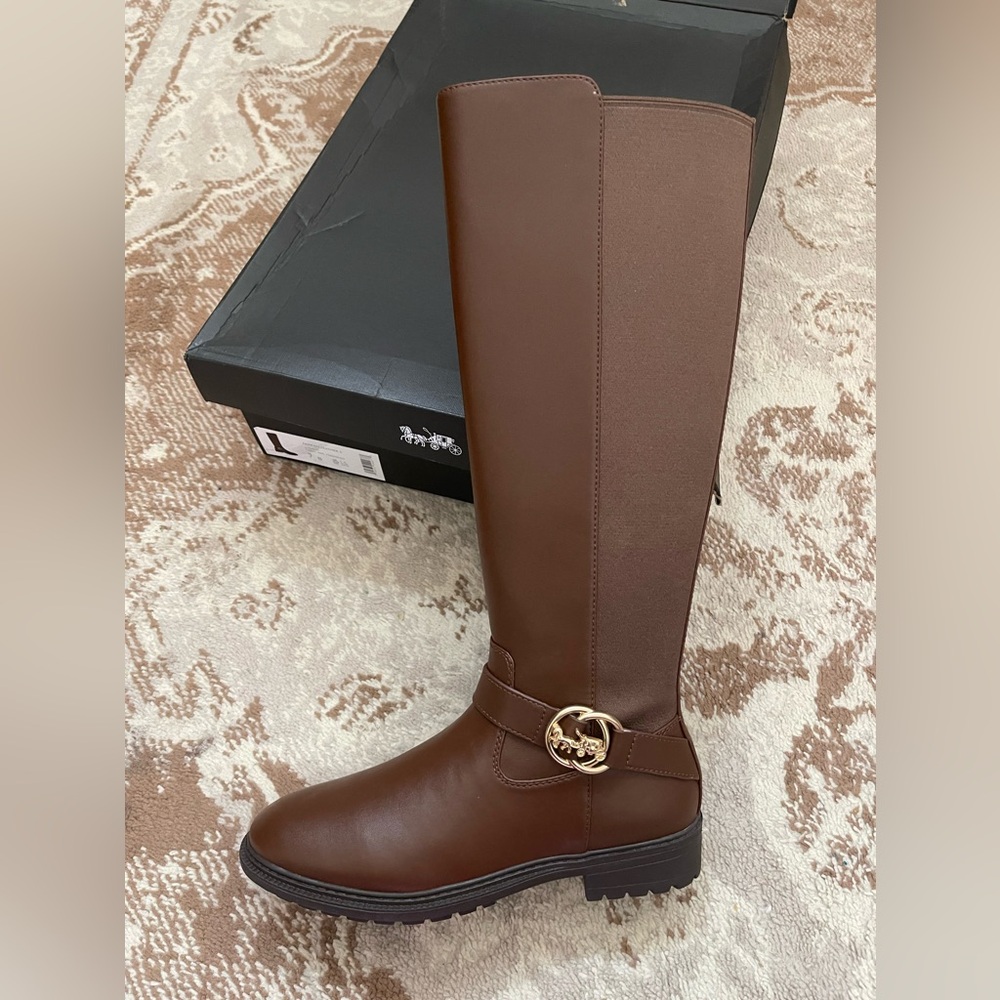 Coach Farrah Leather Boots